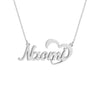 Naomi Heart Name Necklace