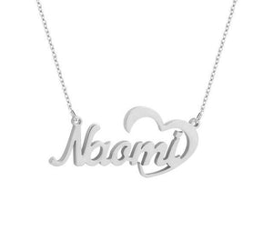 Naomi Heart Name Necklace